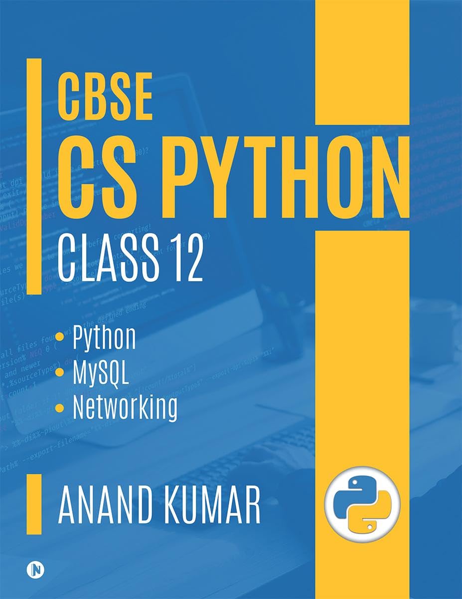 Bulk Order CBSE Class 12 CS Python Book by Anand Sir [ Qty-10 ]